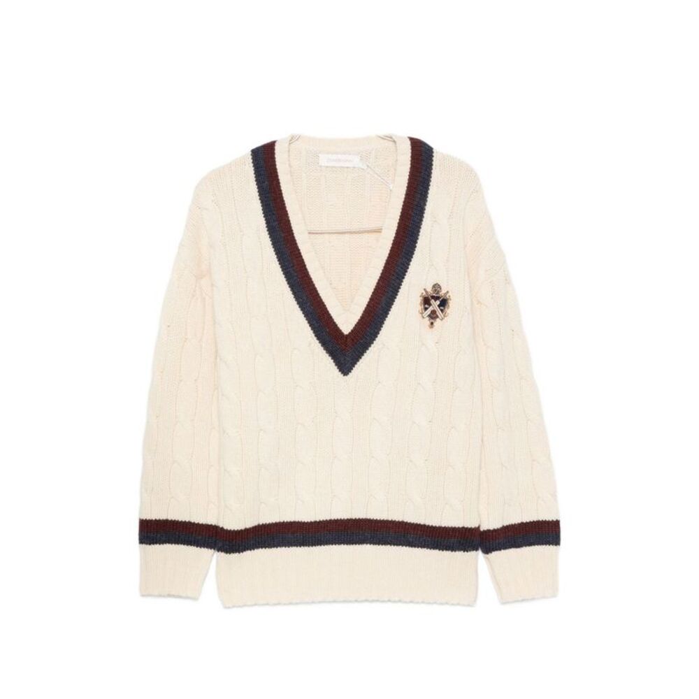 Zimmermann Women Valiant Wool V-Necked Jumper